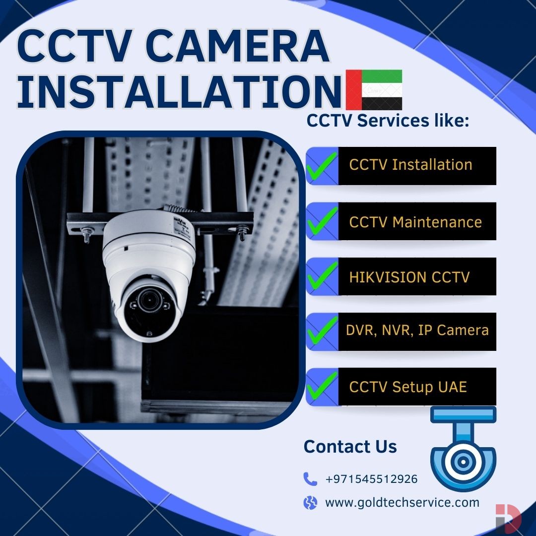 All type CCTV Camera Installation Company UAE